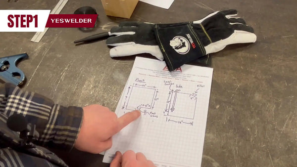 Show a drawing of the fuel tank design and explain key features.