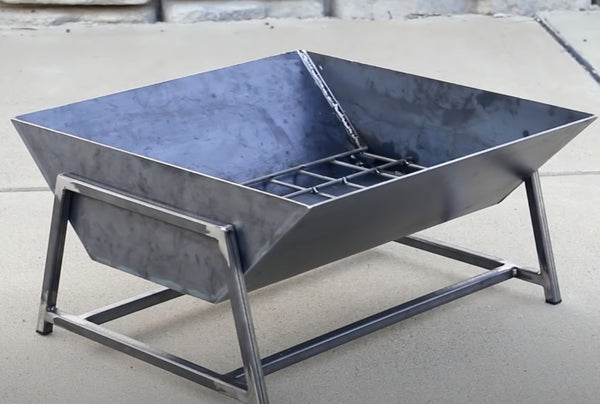 welding steel fire pit to sell and make money