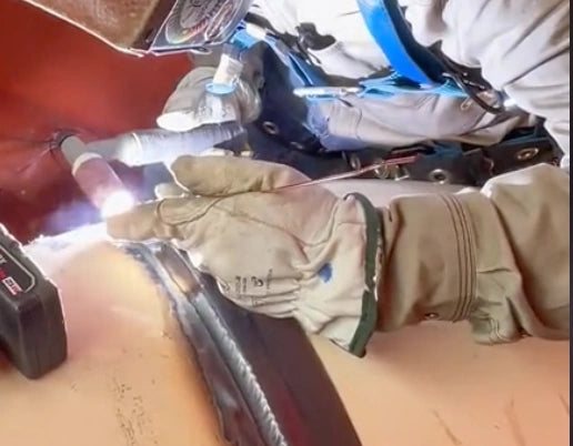 Comfortable Position for TIG Welding