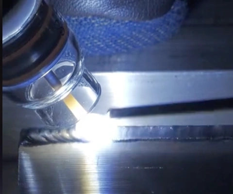 TIG Welding Aluminum with Gas Lens