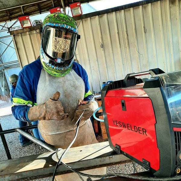 welder man and YesWelder welding machine
