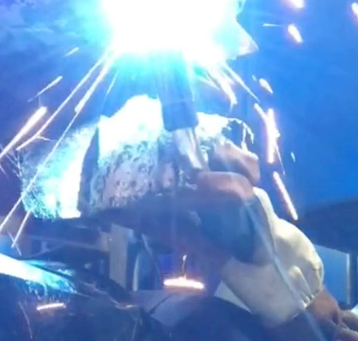 MIG Welding In Overhead Position