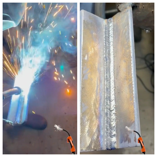 MIG welding in Flat Position (1F)