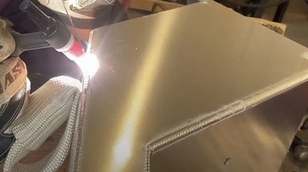 TIG welding on aluminum 5052