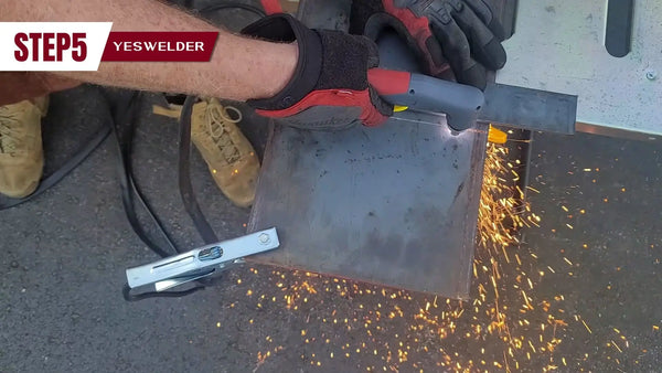 Cut the clearance with a plasma cutter.