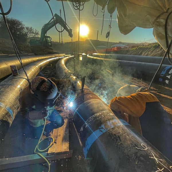 stick welding pipeline outdoor environment