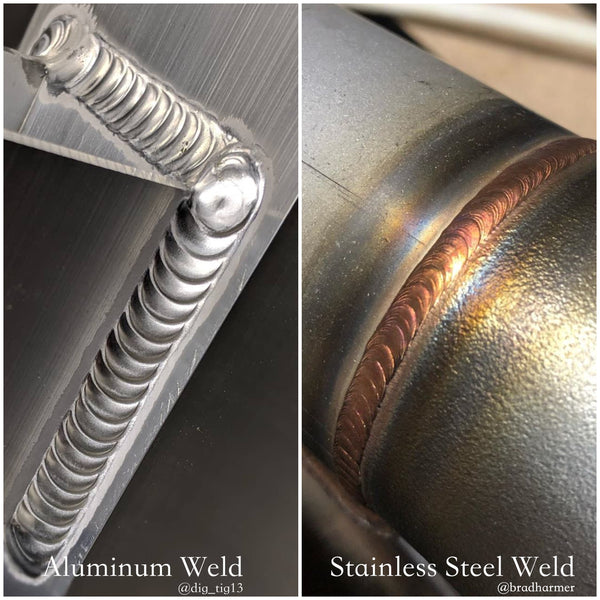 Different types of metal with TIG Welding