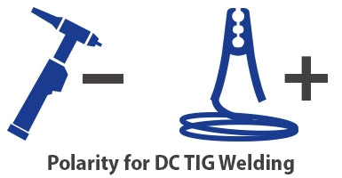 Polarity for DC TIG Welding