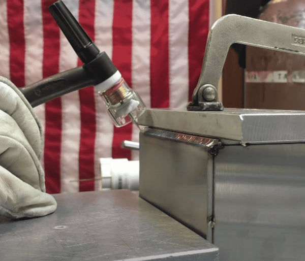 Tig Welding a Stainless Steel Box with Argon