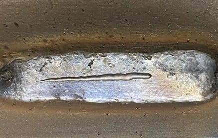 Worm tracking on welding