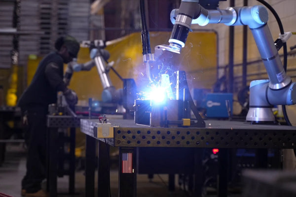 Collaborative Welding Robots Working with Human Operators