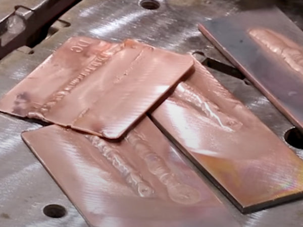 TIG welding copper