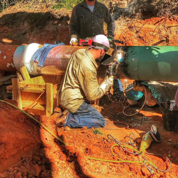 pipe welding under tough environment