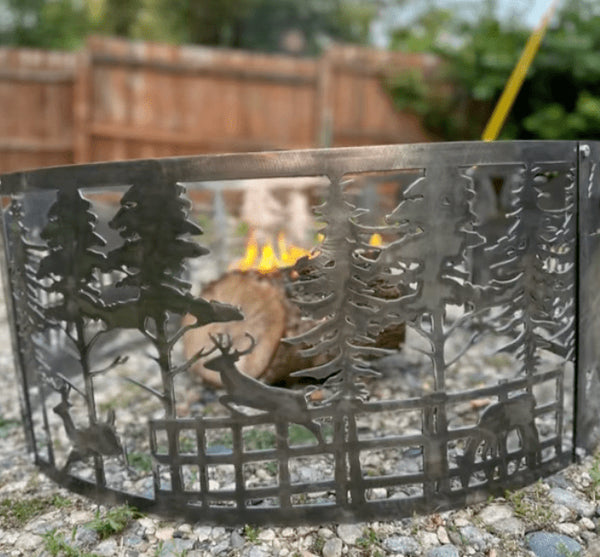 metal fire pit by using plasma cutting