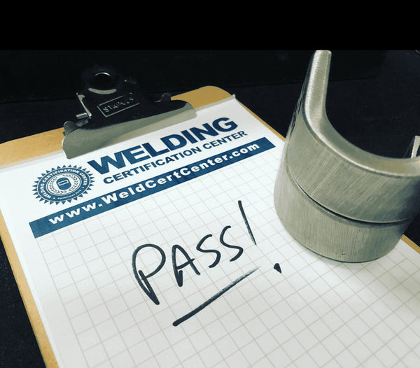 pass the exam and become a certified welder.