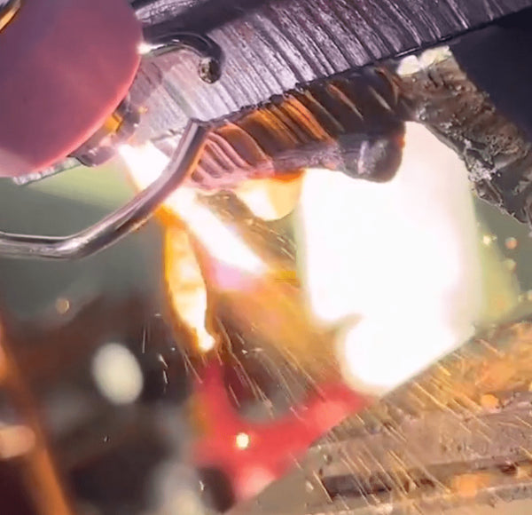 plasma cutting produce fumes, radiation, noise, and sparks