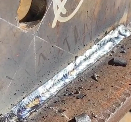 Dual Shield Welding Effect