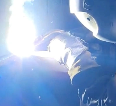 FCAW Welding with Gas