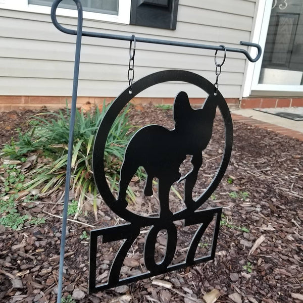 DIY hanging sign welding project for beginners