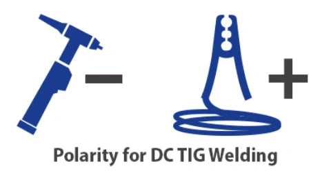 DC TIG welding polarity