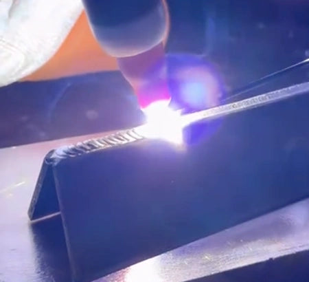TIG welding process on aluminum