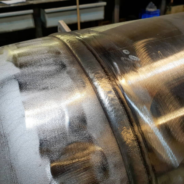 Stainless circle weld with flux core 316L
