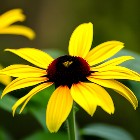 up close of a black eyed susan