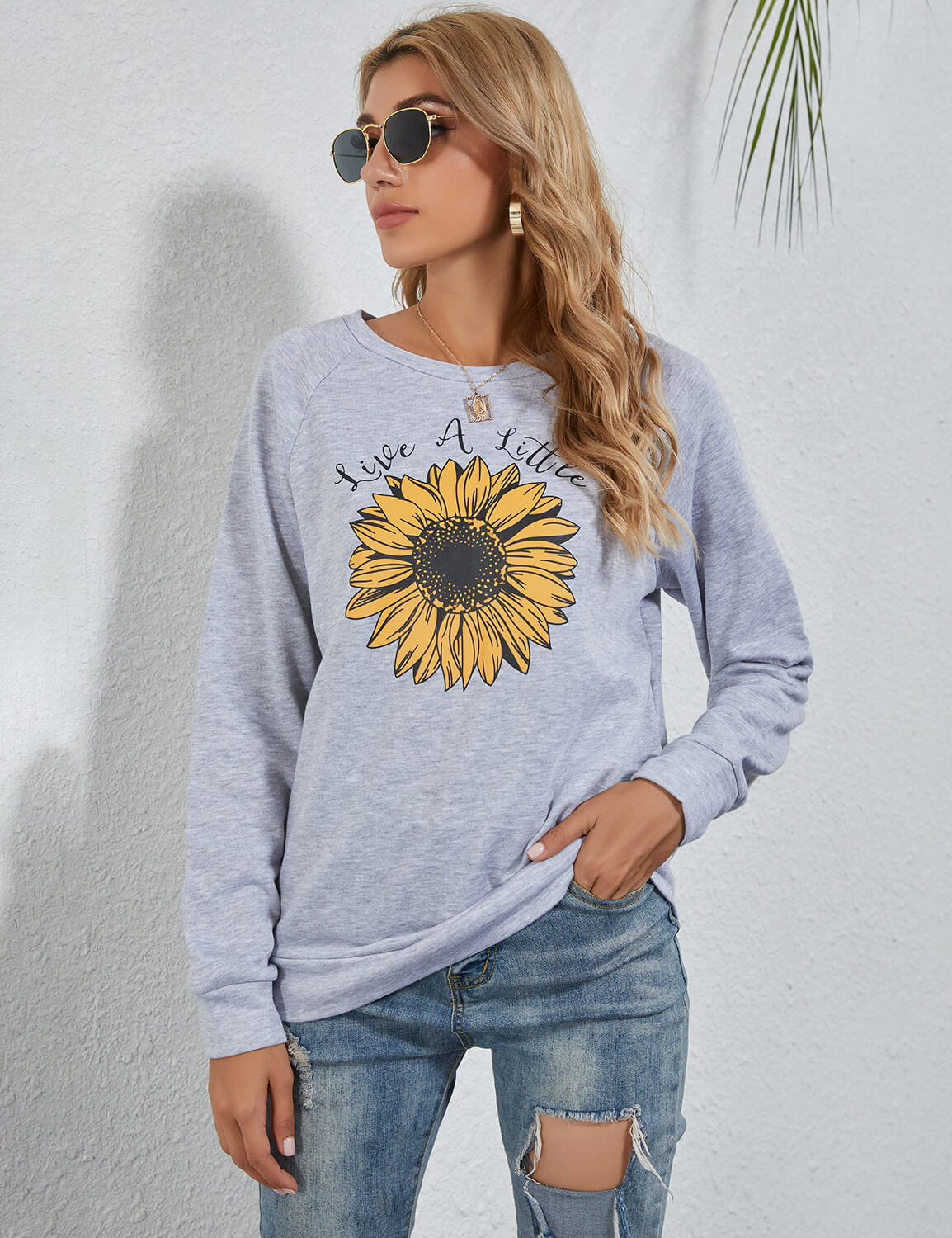 Women Casual Sweatshirt Cute Graphic Top | Blooming Jelly