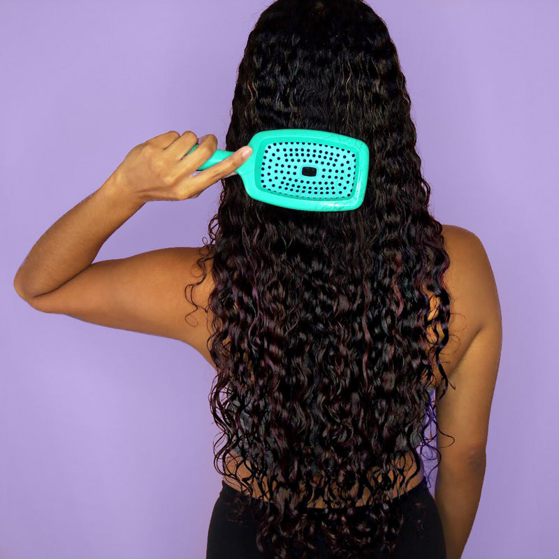 Flexy Brush For Detangling And Curl Clumping Curl Keeper Curly Hair Solutions