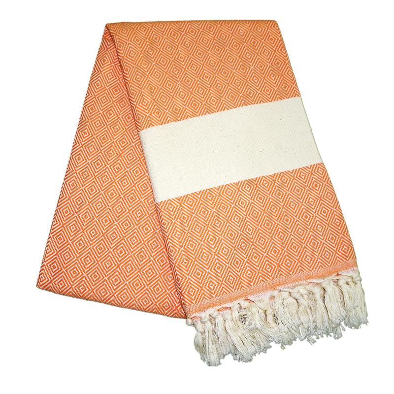 Elmas Carrot Orange Turkish Towel – The Original Turkish Towels