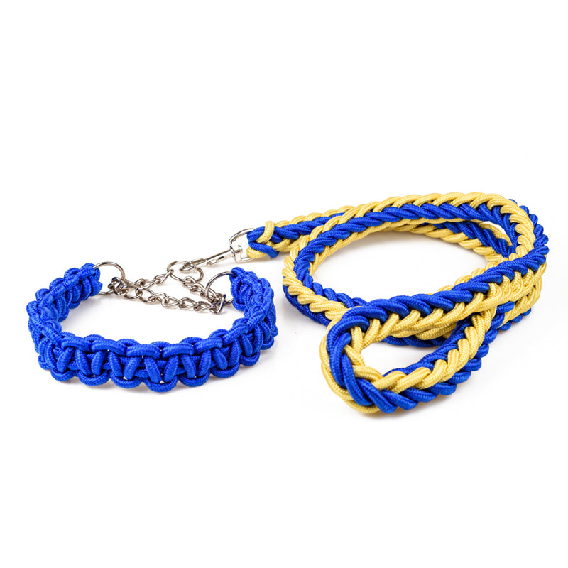 braided rope collar