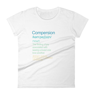 Download Women S Compersion Meaning Short Sleeve T Shirt Delight Klothing