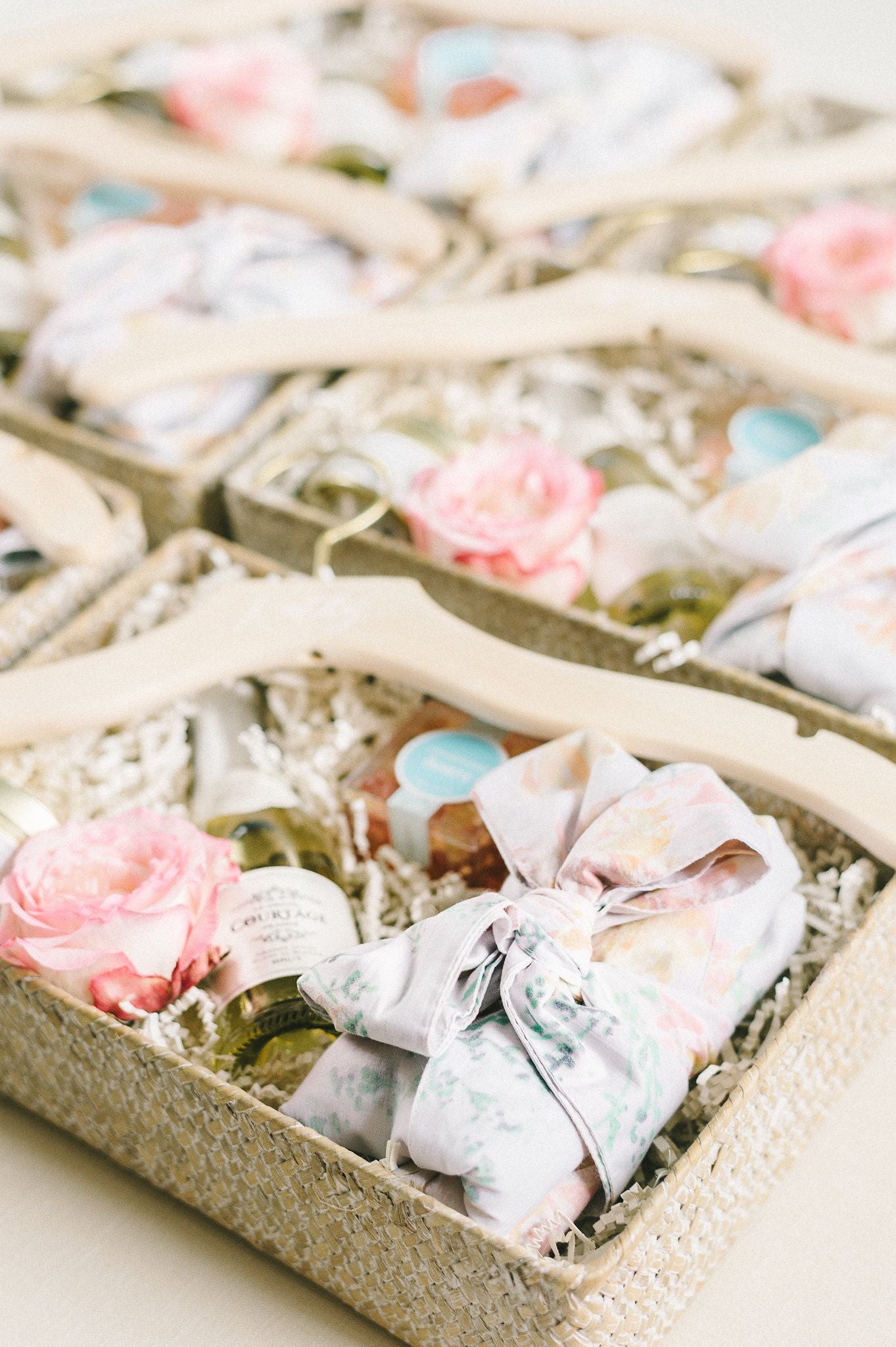 Gallery: Custom Bridesmaid Curated Gift Baskets for Boston Wedding