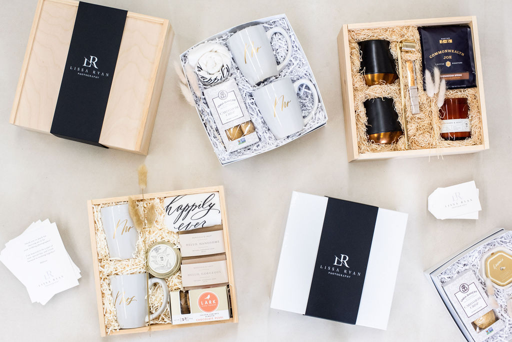 Standout from the pack with custom business gifts from Marigold & Grey. Choose from our luxury curated gift boxes, featuring your own logo! Low minimums & short lead times.