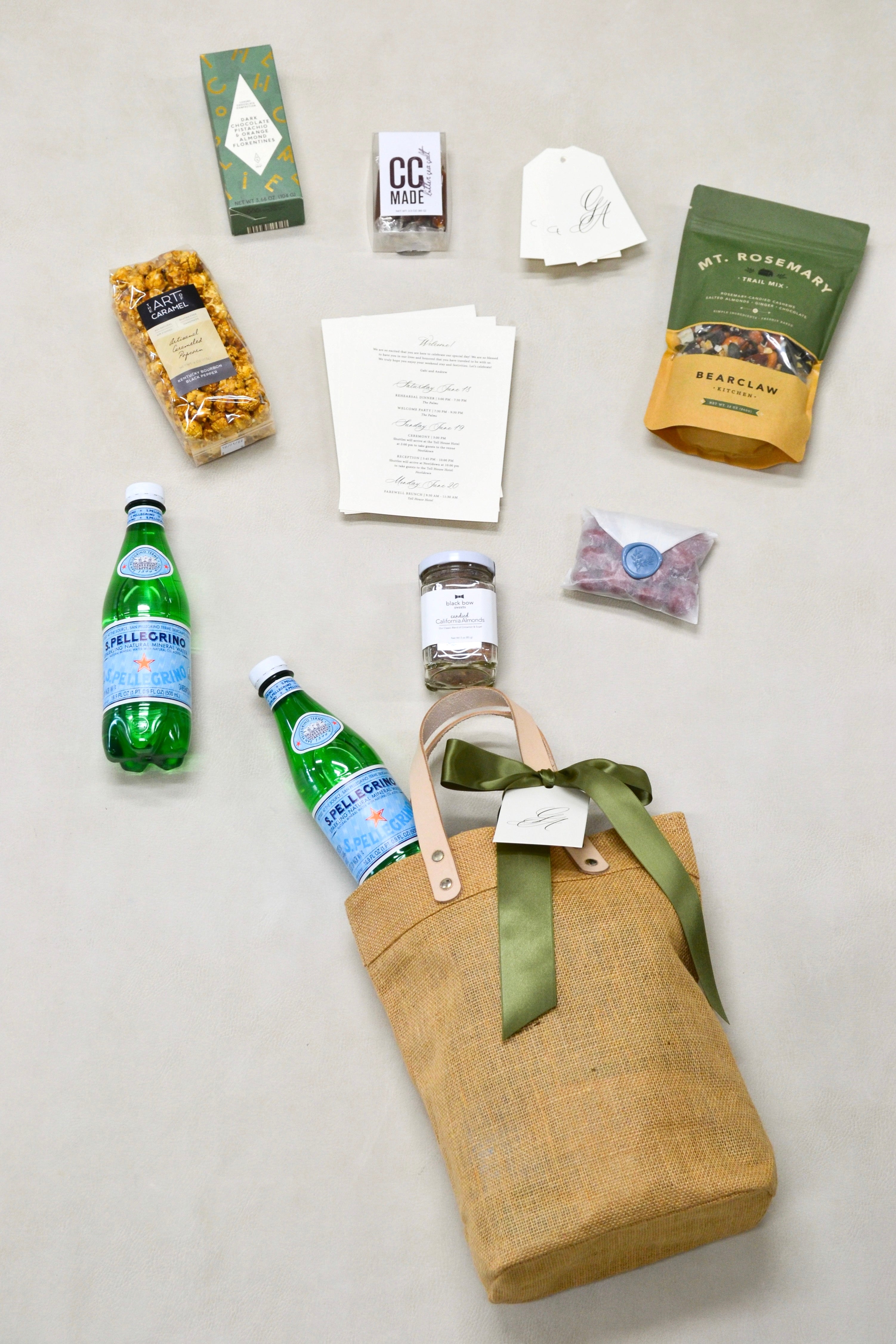 custom wedding welcome gifts