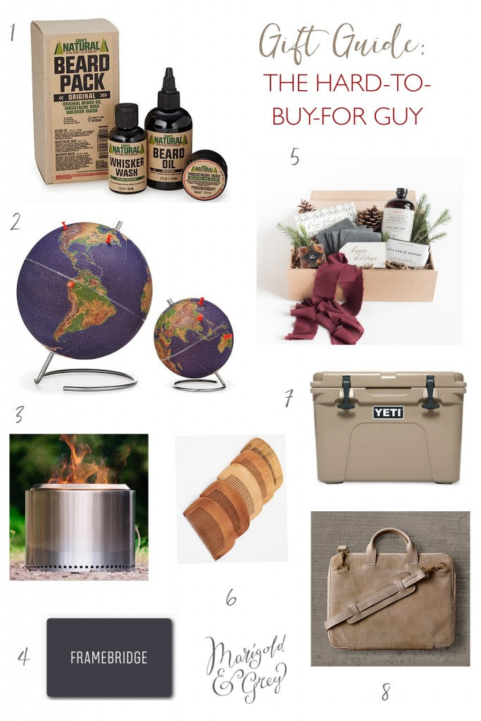 Gift Ideas for the Hard-to-Buy-For Man // Holiday Gift Guide by Marigo