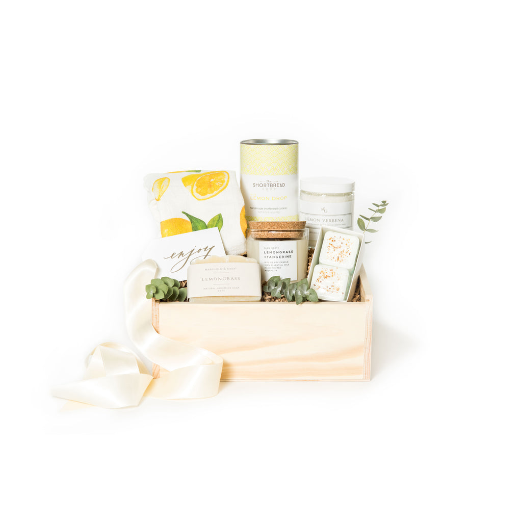 Luxury lemon curated gift box