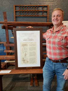 John Ward Donates Artwork to Montgomery County History Museum