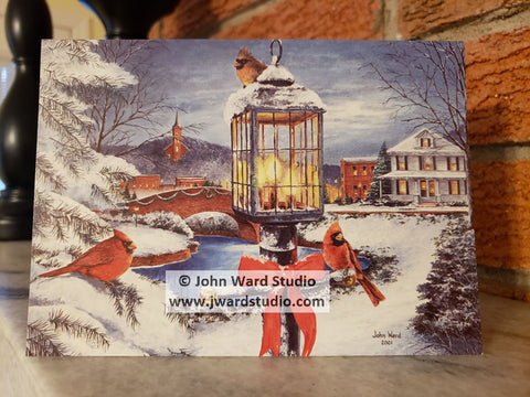 Winter Splendor note card by John Ward