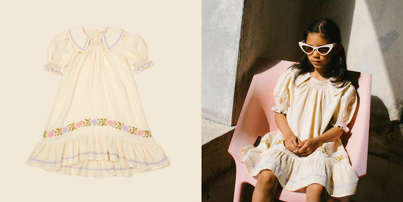 Apolina SS23 Collection: Cece Dress - Folk Calico
