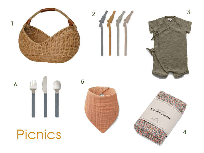 Sustainable Accessories and Clothing for Picnics in the Springtime