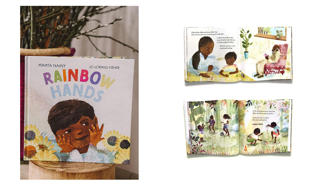 The SMALL-FOLK Book of the Week: Rainbow Hands - Mamta Nainy; Jo Loring-Fisher