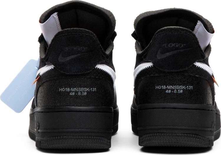 air force 1 low x off white black