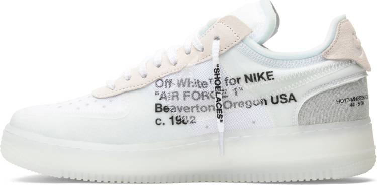 air force 1 white with black writing