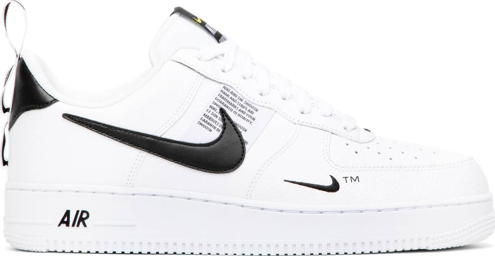 nike air force one overbranded white