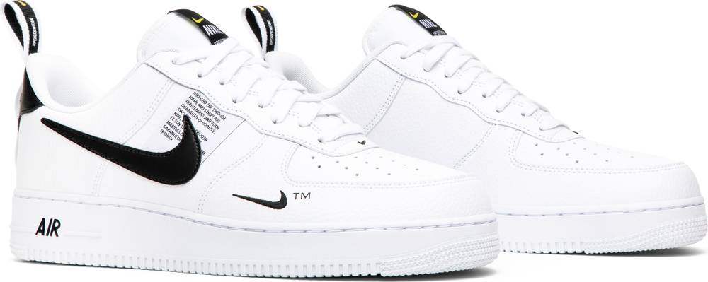 nike air force overbranded white