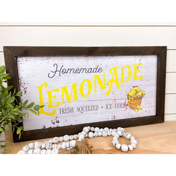 Homemade Lemonade Summer Sign