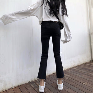 korean flare jeans