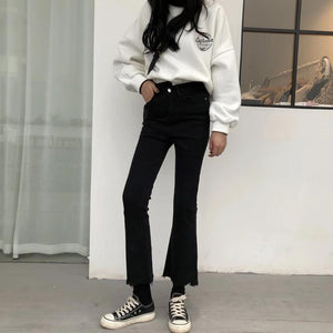 korean flare jeans