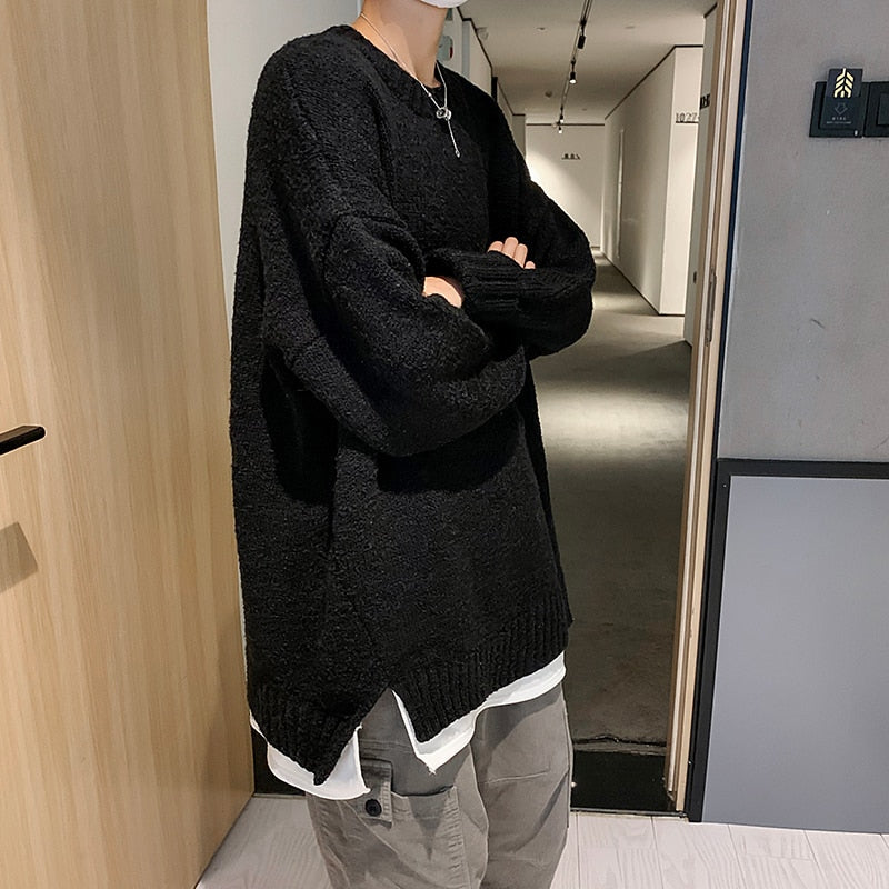 [Korean Style] 5 Colors Two Pieces Layered Wool Sweater